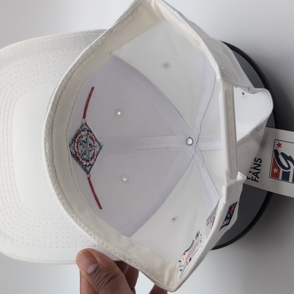 The Game| NWT Vintage MLB Texas Rangers White Sports Cap Snap Back - Picture 10 of 10